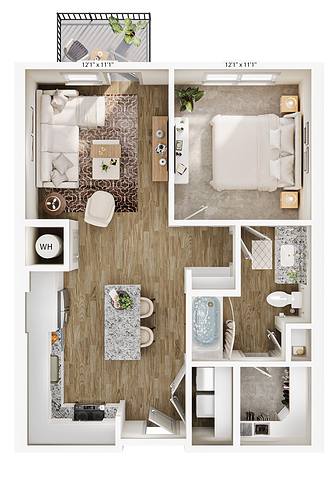 Floorplan A1 layout