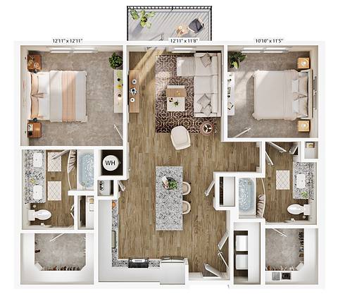 Floorplan B1 layout