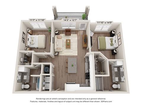 Floorplan B1 layout