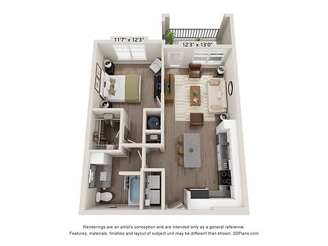 Floorplan A1 layout