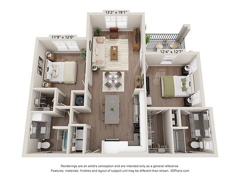 Floorplan B3 layout