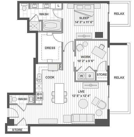 Floorplan A11 layout