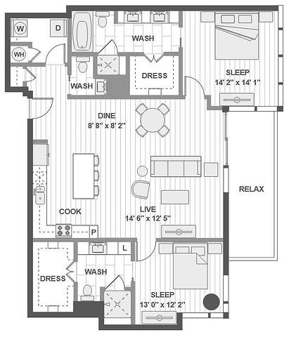 Floorplan B7 layout