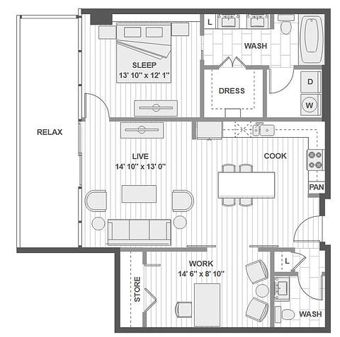 Floorplan A10 layout