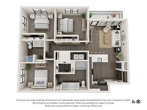 Floorplan C1 layout