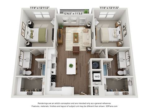 Floorplan B1 layout