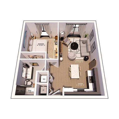 Floorplan A1 layout