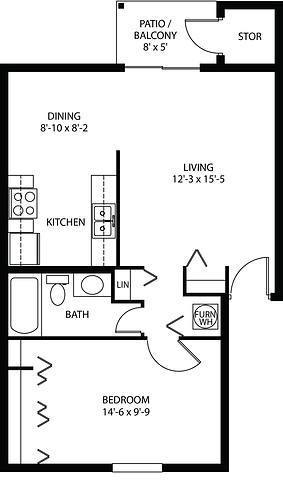 Floorplan A1 layout