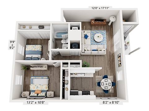 Floorplan B1 layout