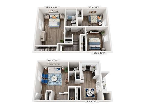 Floorplan C1 layout