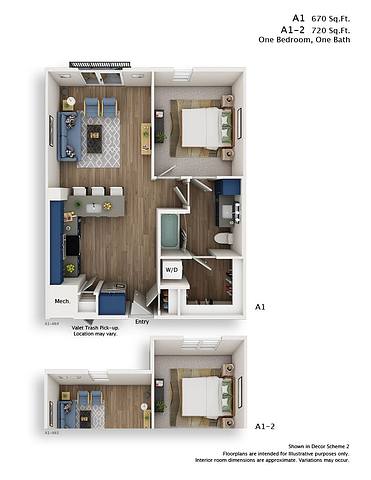 Floorplan A1 layout