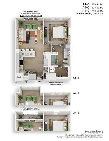 Floorplan A4-3 layout