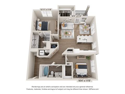 Floorplan B1 layout