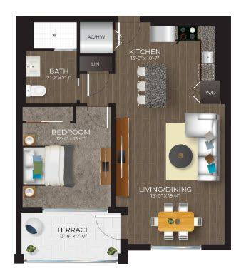 Floorplan Dominica layout