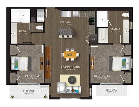 Floorplan Barbados layout