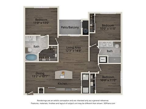 Floorplan C1 layout