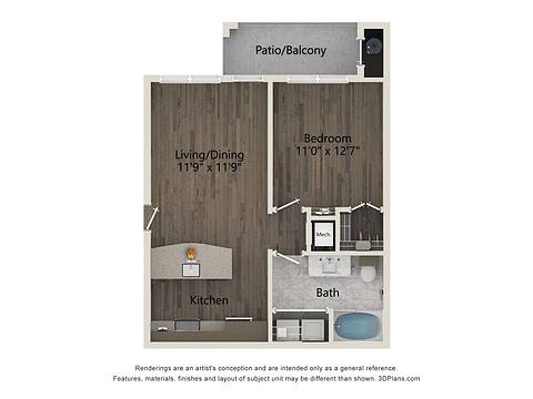 Floorplan A1 Essential Housing layout
