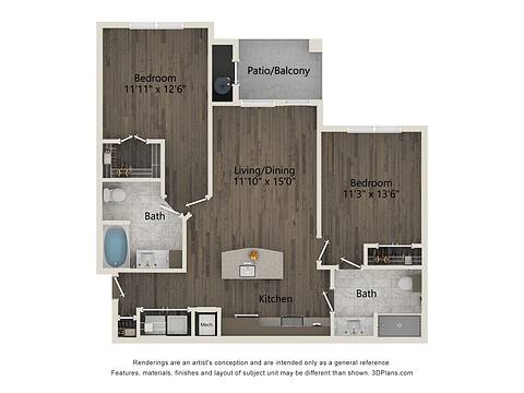 Floorplan B1 Essential Housing layout