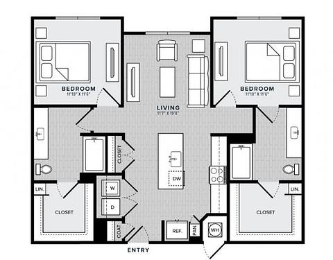 Floorplan B1 layout