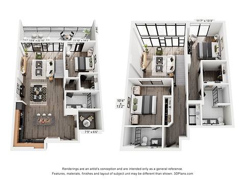 Floorplan PH4 layout