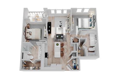 Floorplan B2 layout