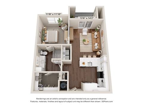 Floorplan A1 layout