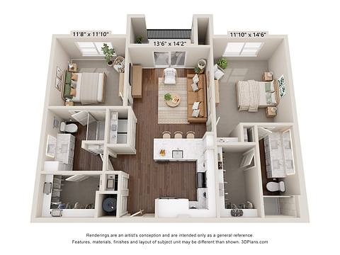 Floorplan B1 layout
