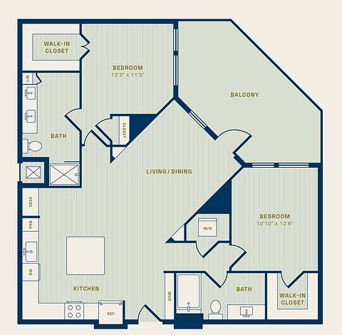 Floorplan The Edenfield layout