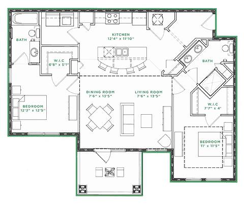 Floorplan B3 layout