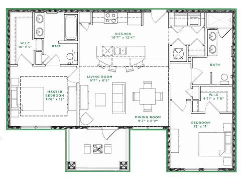 Floorplan B2 layout