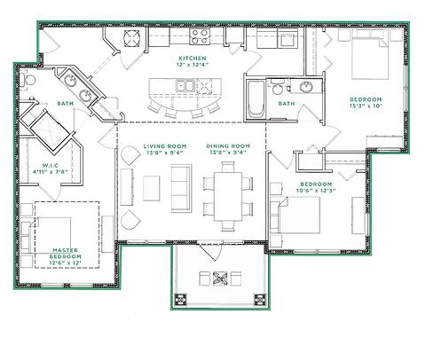 Floorplan C1 layout