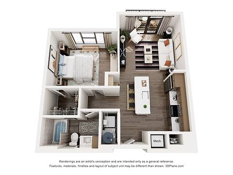 Floorplan A1 layout