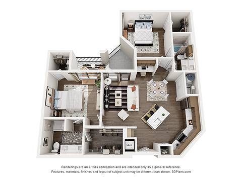 Floorplan B3 layout