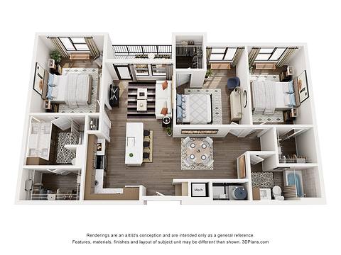 Floorplan C1 layout