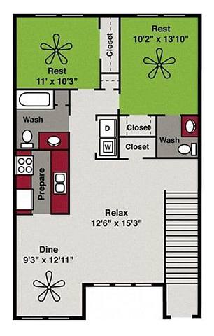 Floorplan Birch layout