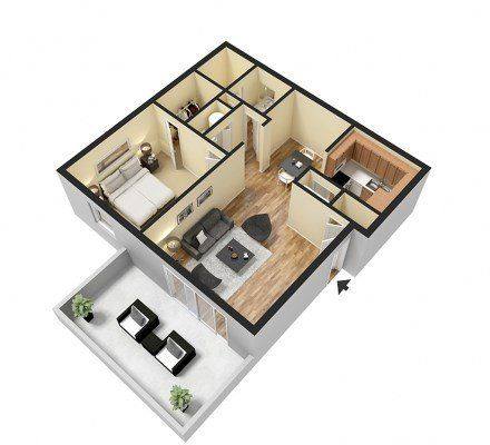 Floorplan A1R layout