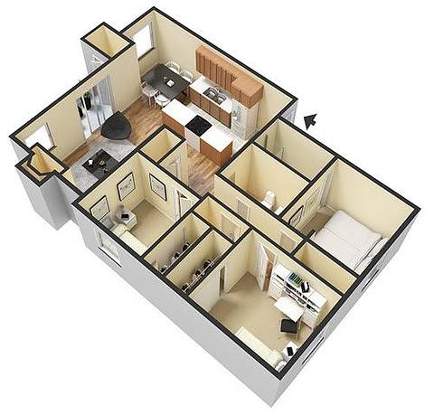 Floorplan C1 layout