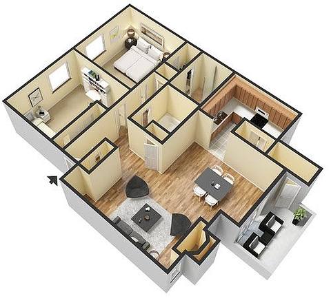 Floorplan B2 layout