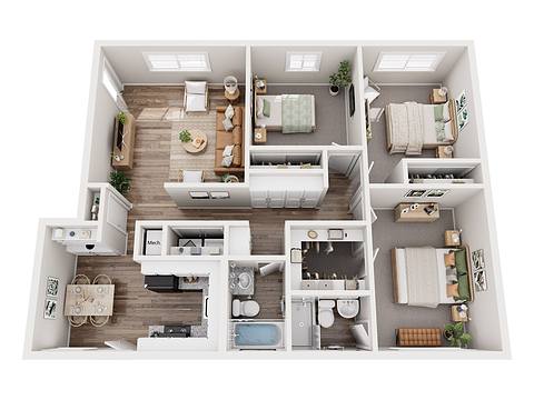 Floorplan C1 layout