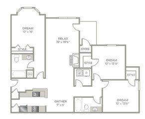 Floorplan Bouganvilla layout