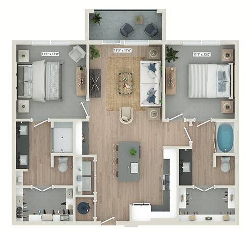 Floorplan B1 layout