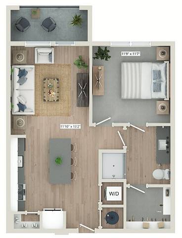 Floorplan A2.1 layout