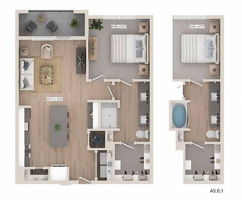 Floorplan A5.0.1 layout