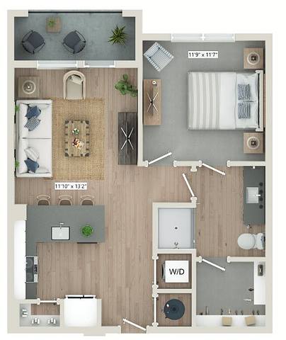 Floorplan A1 layout
