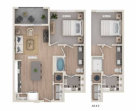 Floorplan A3.4.2 layout