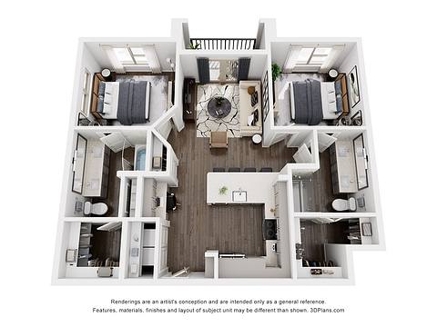 Floorplan B1 layout