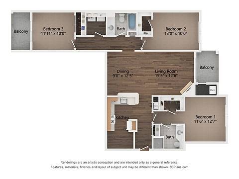 Floorplan C1 layout