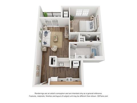 Floorplan A1 layout