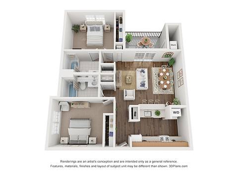 Floorplan B2 layout