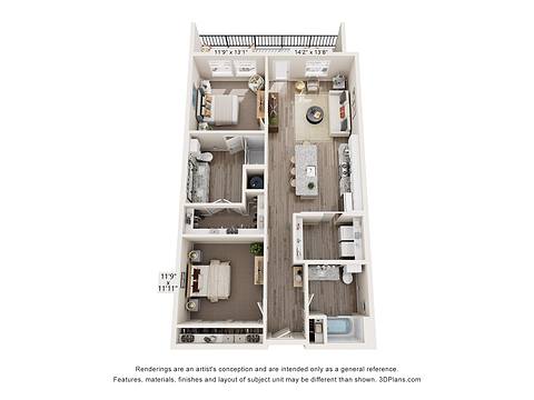 Floorplan B3 layout